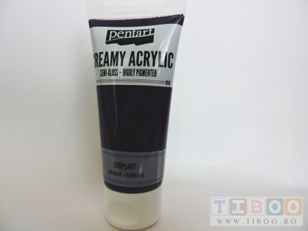 Cremoase - Vopsea acrilica cremoasa 60 ml- vinetiu