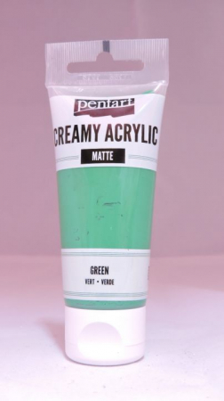 Cremoase mate - Vopsea acrilica cremoasa mata- 60ml-  verde