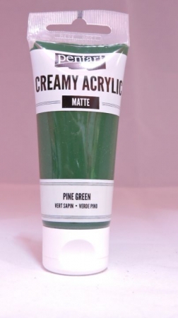 Cremoase mate - Vopsea acrilica cremoasa mata-60ml-  verde pin