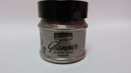 Metalizata Glamour - Vopsea acrilica metalizata Glamour- 50 ml- argint vechi