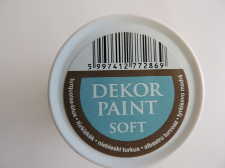 Vopsea decorativa Soft 100 ml- albastru turcoaz [2]