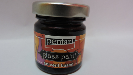 Sticla si portelan - Vopsea pentru sticla,30ml -albastru furtuna