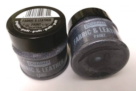 HOBBY: Vopsele Lacuri Solutii - Vopsea sclipicioasa pentru textile si piele 50ml