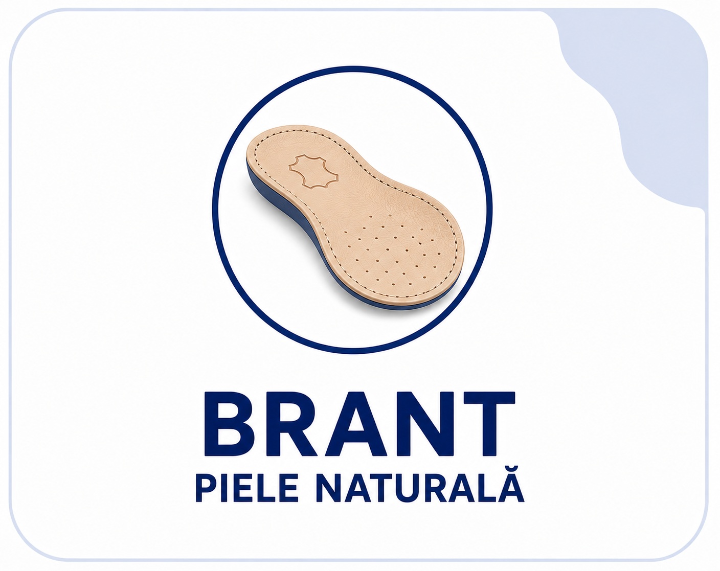 Branț din piele naturală
