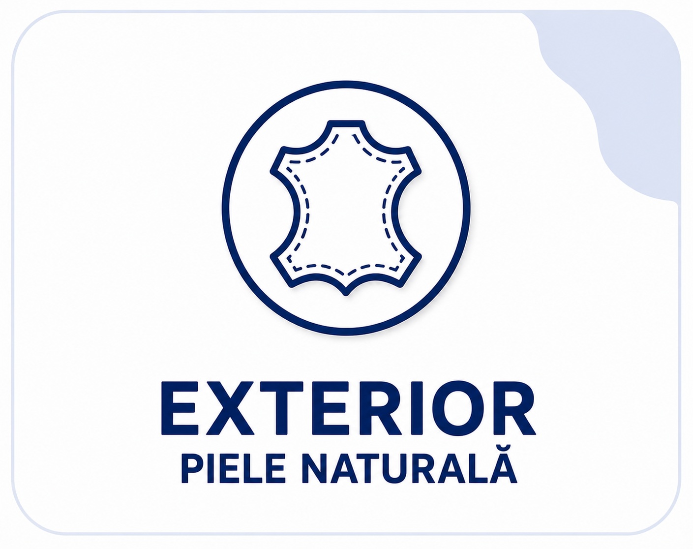 Branț din piele naturală la pantofii Ponte20 DA06-6-2364