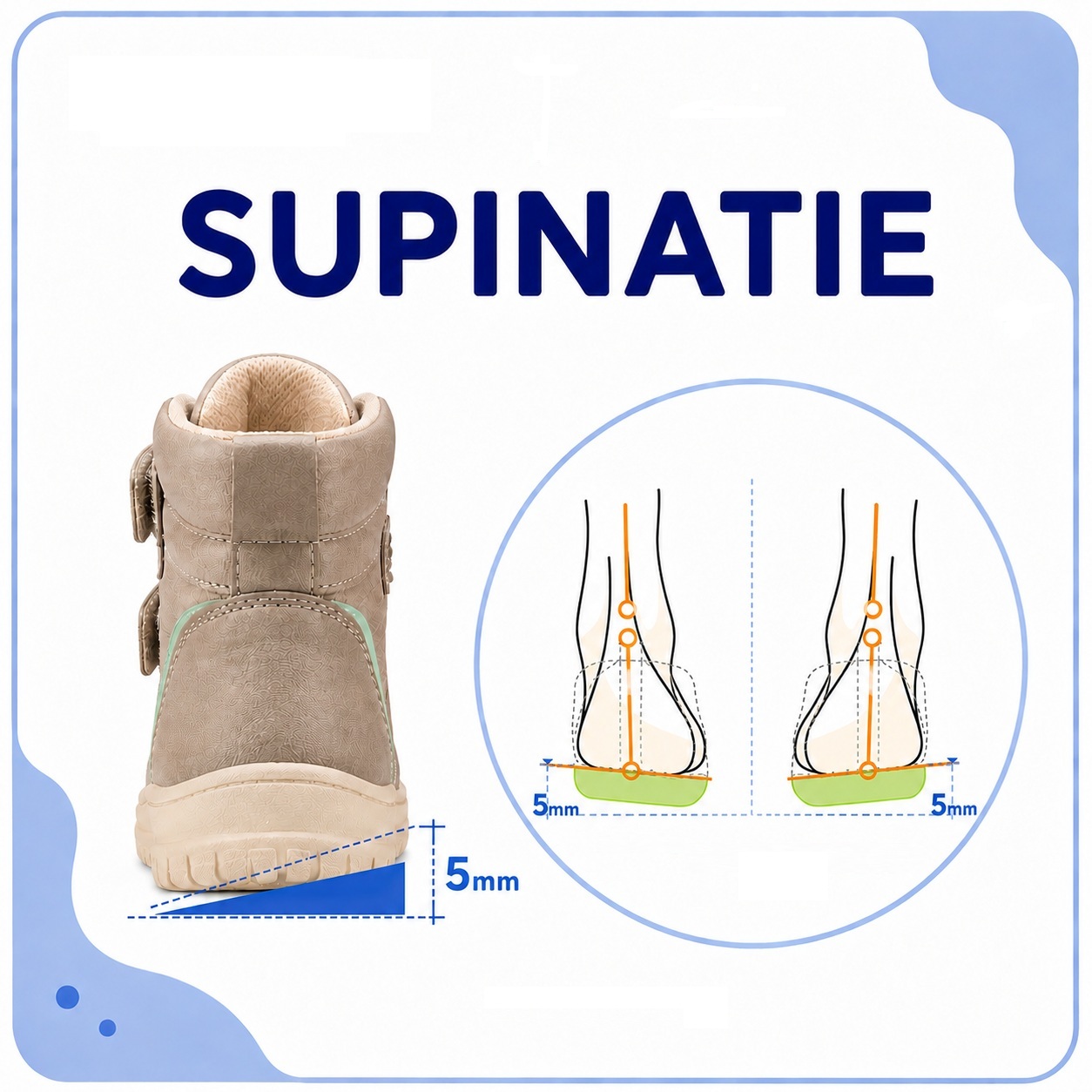 Supinație de 5 mm la ghetele Ponte20 DA06-6-2265