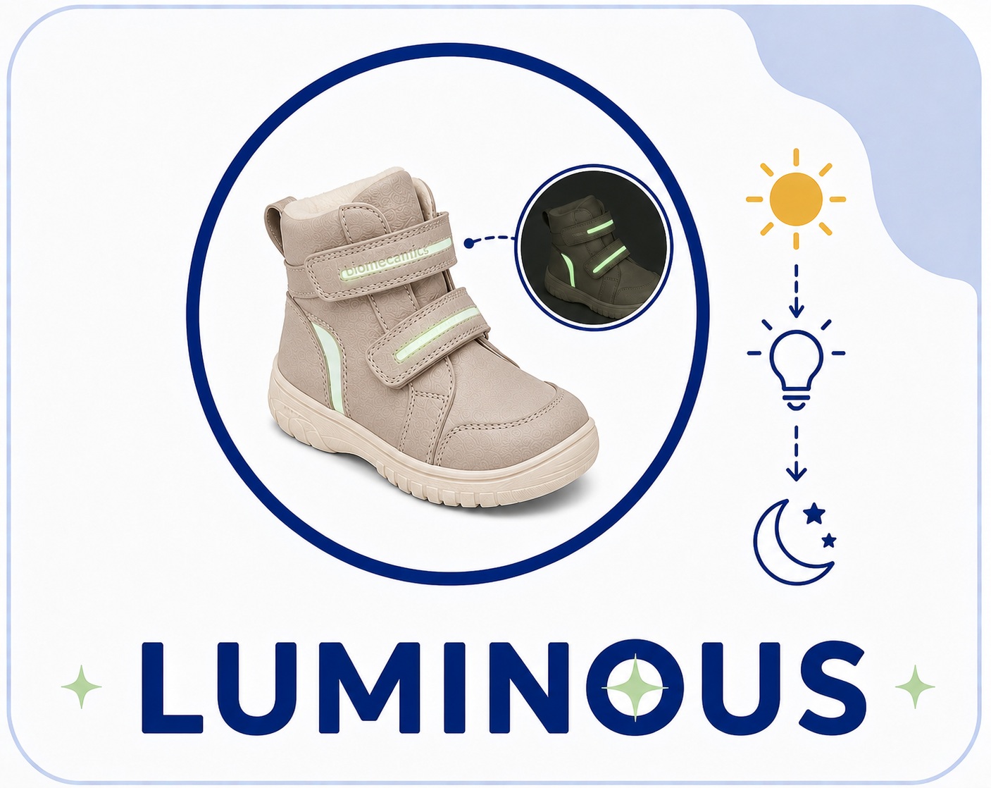 incaltaminte ce lumineaza in intuneric