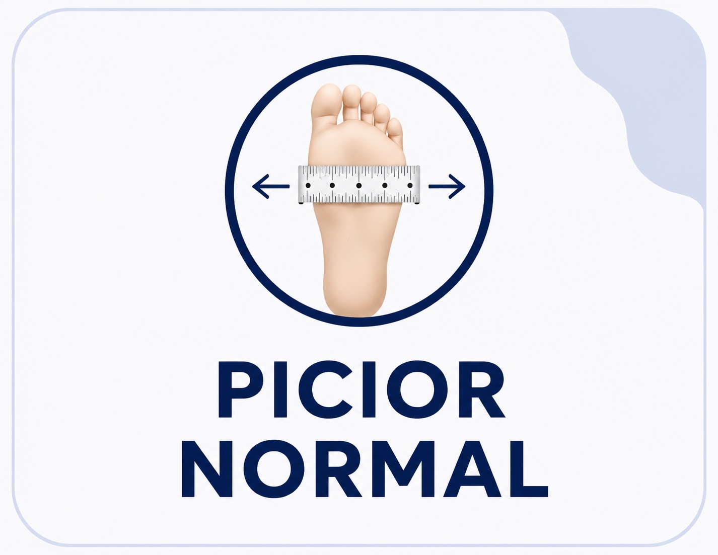 incaltaminte picior normal