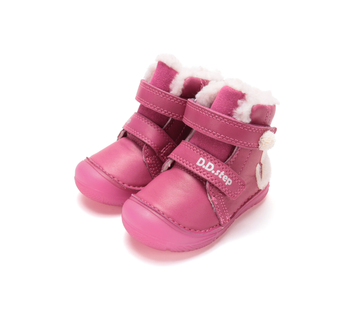 Cizme îmblănite din piele naturală D.D.Step W082-62935B cu calapod lat [6]