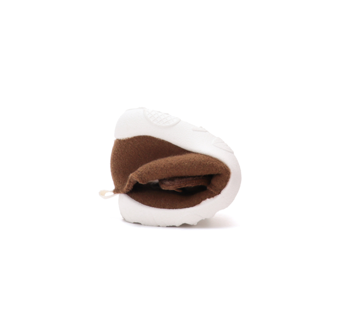 Pantofi de interior barefoot D.D.Step maro cu ursuleț pentru băieți, cod C086-62686 [9]