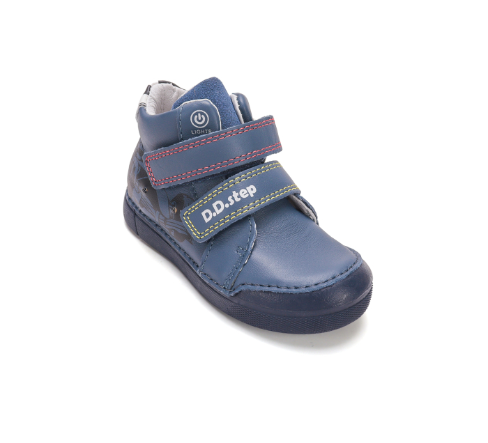 Ghete cu lumini D.D.Step Royal Blue pentru băieți, cod A068-62454AM [8]