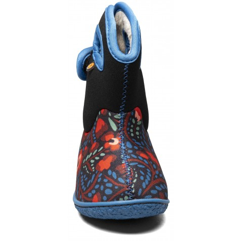 Cizme impermeabile copii, BOGS FOOTWARE,  Flowers Black Multi [2]