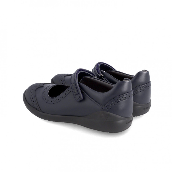 Pantofi școală Biomecanics 191110-B089 fete bleumarin negru piele [3]