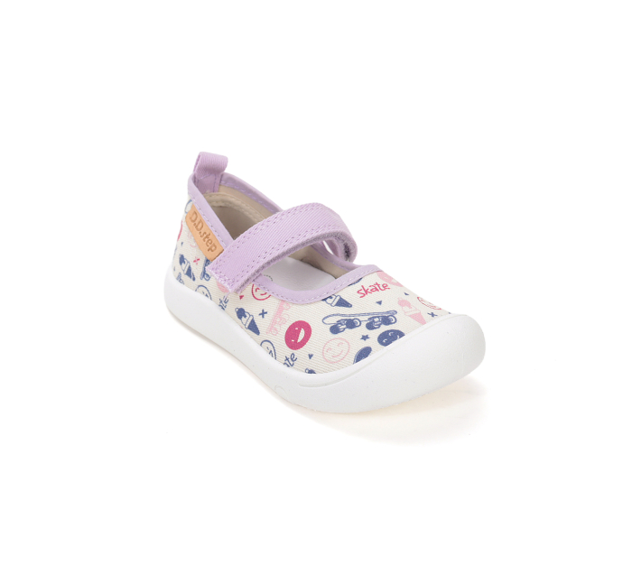 Balerini textili pentru fete, roz C100-61926A DD Step [7]