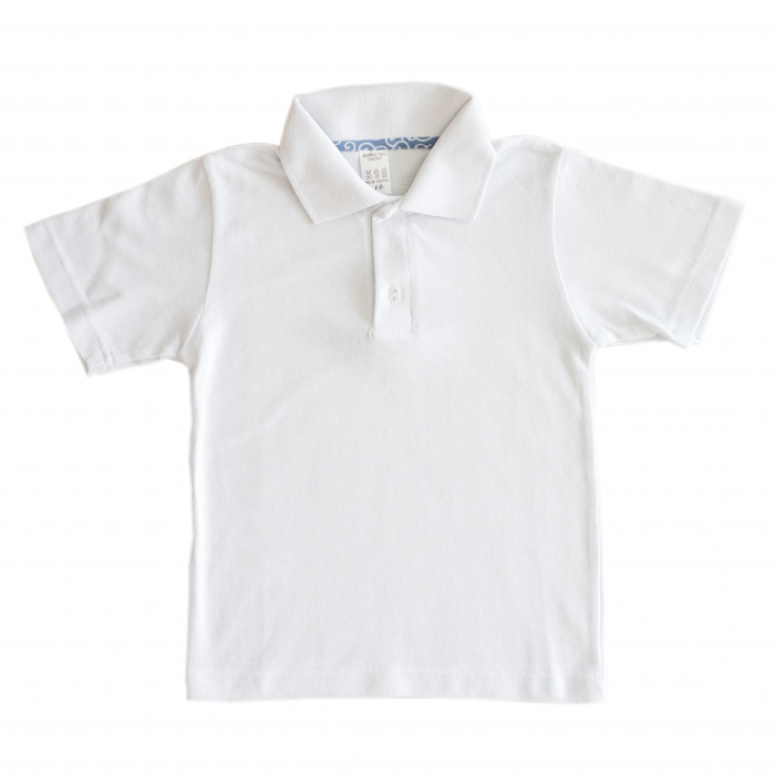 polo alb mâneca scurta TinTin Shop [2]