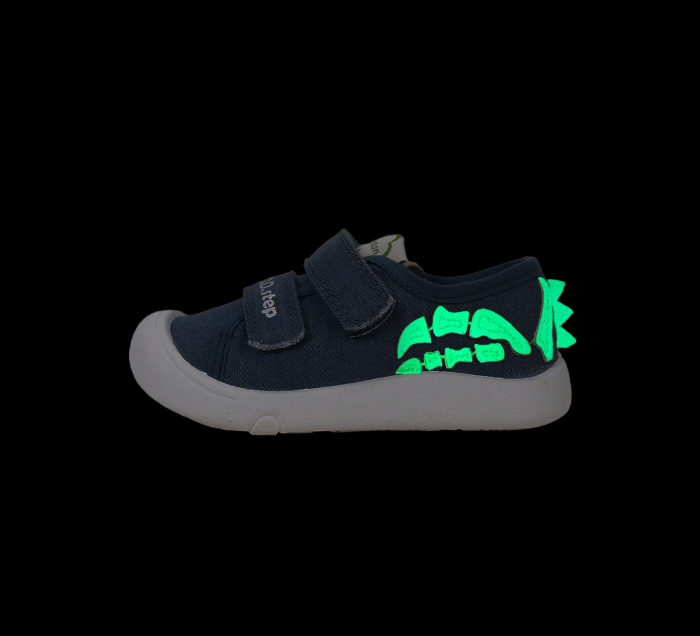 tenisi barefoot D.D.Step Royal Blue cu dinozaur Sun Reactive pentru băieți, cod C100-62118A [4]