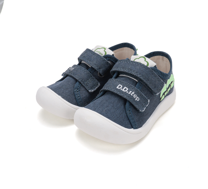 tenisi barefoot D.D.Step Royal Blue cu dinozaur Sun Reactive pentru băieți, cod C100-62118A [5]