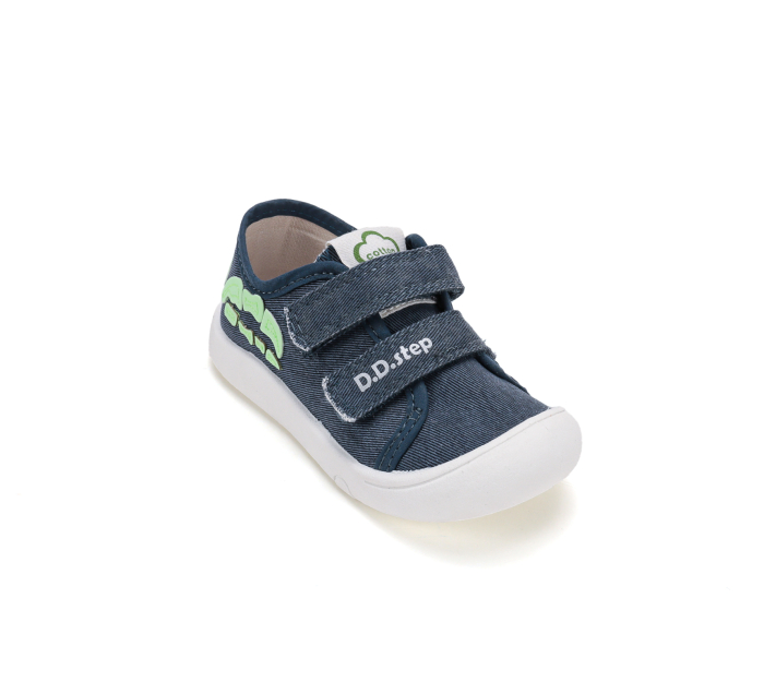tenisi barefoot D.D.Step Royal Blue cu dinozaur Sun Reactive pentru băieți, cod C100-62118A [9]