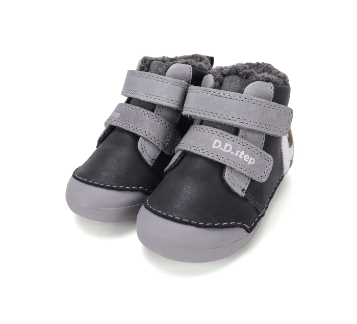 Cizme îmblănite din piele naturală D.D.Step W066-62479F cu calapod lat [6]