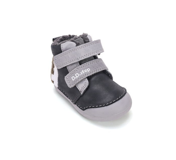 Cizme îmblănite din piele naturală D.D.Step W066-62479F cu calapod lat [7]