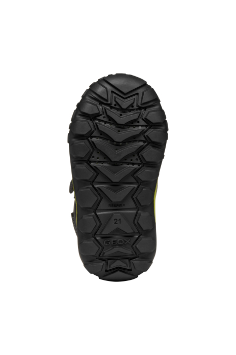 Ghete impermeabile Geox Trekkyup ABX B566LD-0MEBC-C9299, negre cu verde fluorescent baieti [10]