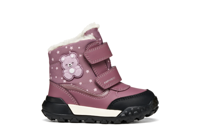 Cizme Geox Trekkyup ABX B666MA 054FU C8007 roz închis, impermeabile, pentru fete [2]