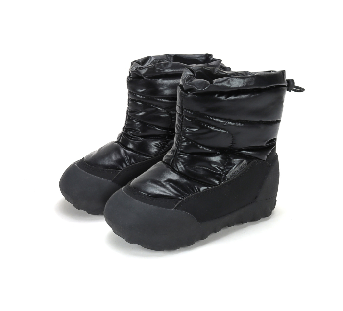 Cizme de zăpadă D.D.Step P079-62228G negre, lucioase, cu tijă înaltă și șnur reglabil [6]
