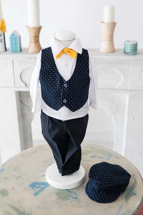 Costum Botez Baieti, Carol Bleumarin Picouri, TinTin Shop [3]