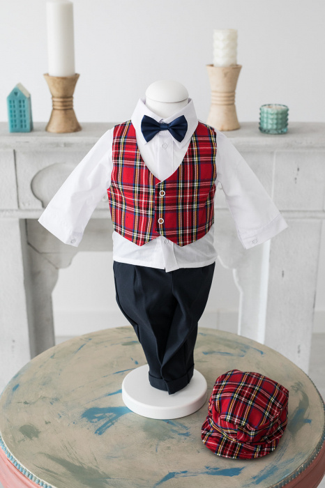 Costum Botez Baieti, Carol Rosu, TinTin Shop [2]