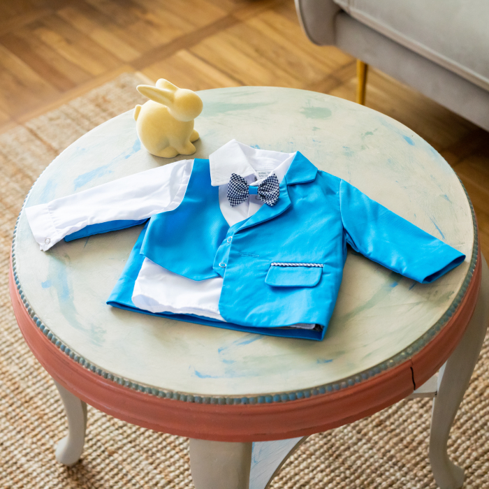 Costum Botez Baieti, Denis Albastru, TinTin Shop [2]