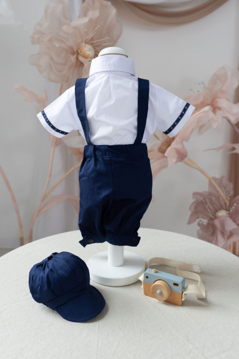 Costum de Bleumarin cu Body Camasa [3]