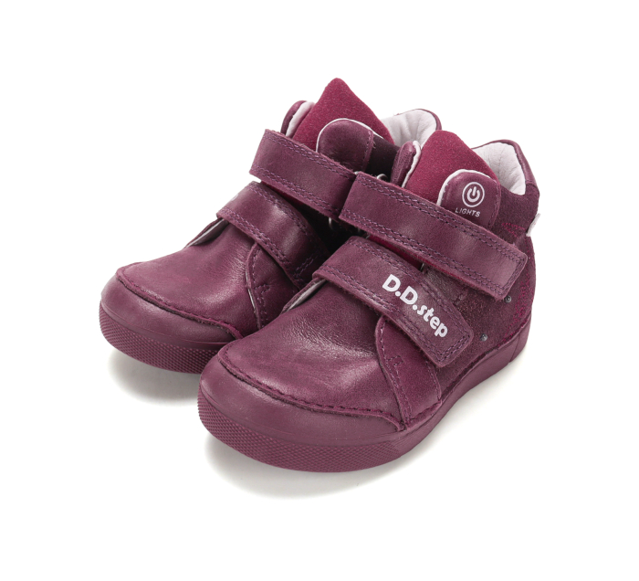 Ghete cu lumini D.D.Step Raspberry pentru fete, cod A068-62147 [7]