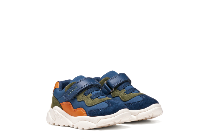 Pantofi sport Geox Ciufciuf bleumarin-portocaliu, cod B455RB 0FU22 CB42T [3]
