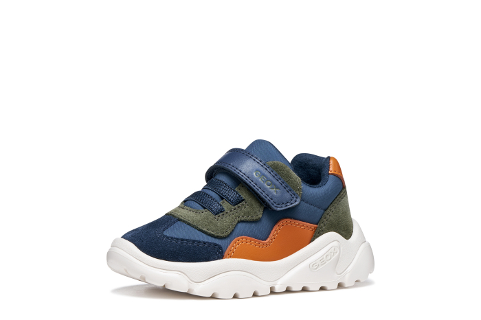 Pantofi sport Geox Ciufciuf bleumarin-portocaliu, cod B455RB 0FU22 CB42T [2]
