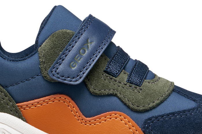 Pantofi sport Geox Ciufciuf bleumarin-portocaliu, cod B455RB 0FU22 CB42T [10]