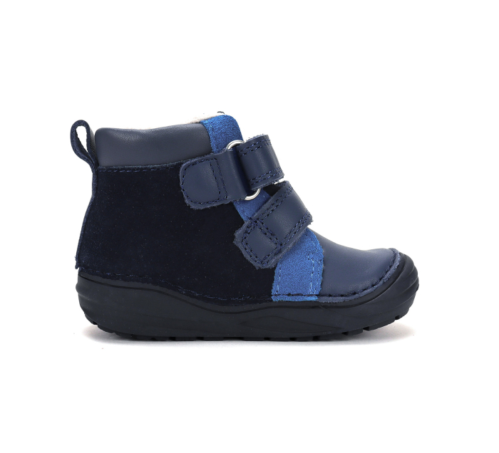 Ghete bleumarin calduraose D.D.Step pentru băieți din piele naturală imblanite  A071-62646B [3]