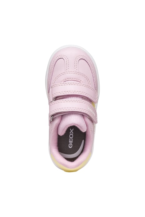 Pantofi Geox Eclyper roz-galben pentru fete, cod B665MA 000BC CE82M [8]