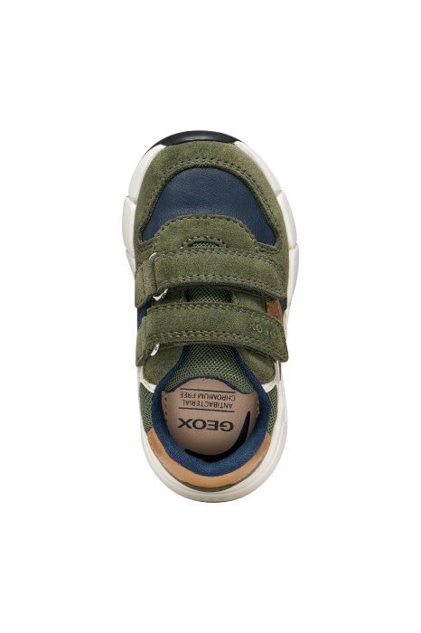 Pantofi Geox Flexyper verde-maro pentru băieți, cod B656GC 05422 CB36N [9]