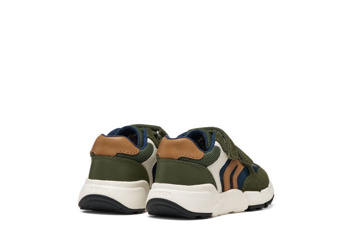 Pantofi Geox Flexyper verde-maro pentru băieți, cod B656GC 05422 CB36N [5]