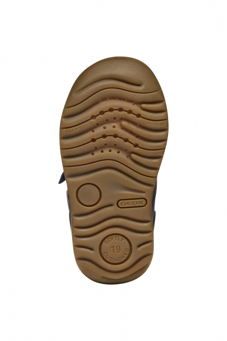 Pantofi copii mici Geox Macchia Baby navy velcro piele naturală respirabili b164nc 03285 Navy [6]
