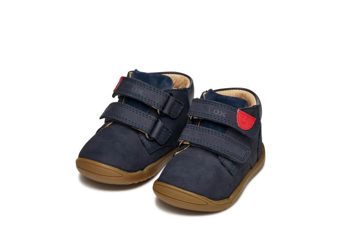 Ghete copii mici Geox Macchia Baby navy velcro piele naturală respirabili b164nc 03285 Navy [2]