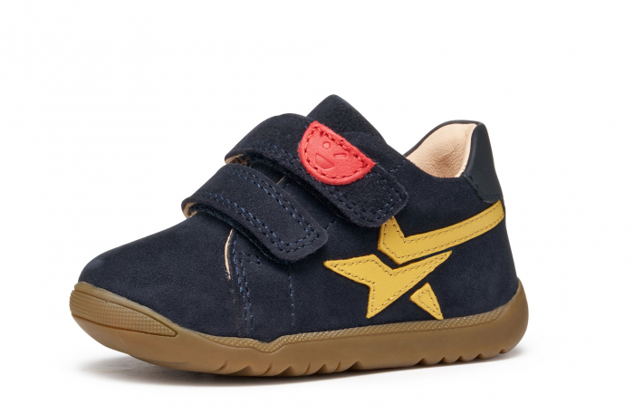 Ghete copii mici Geox Macchia Baby navy velcro piele naturală respirabili b164nc 03285 Navy [1]