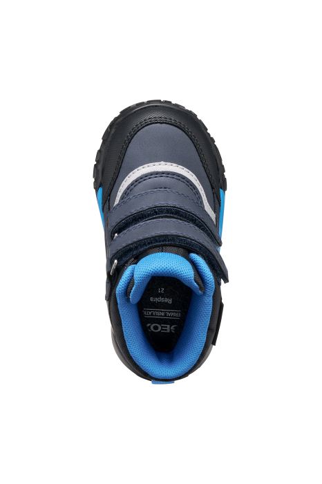 Ghete impermeabile Geox Trekkyup ABX B566LD 000ME C0035 pentru băieți, negru și bleu [2]