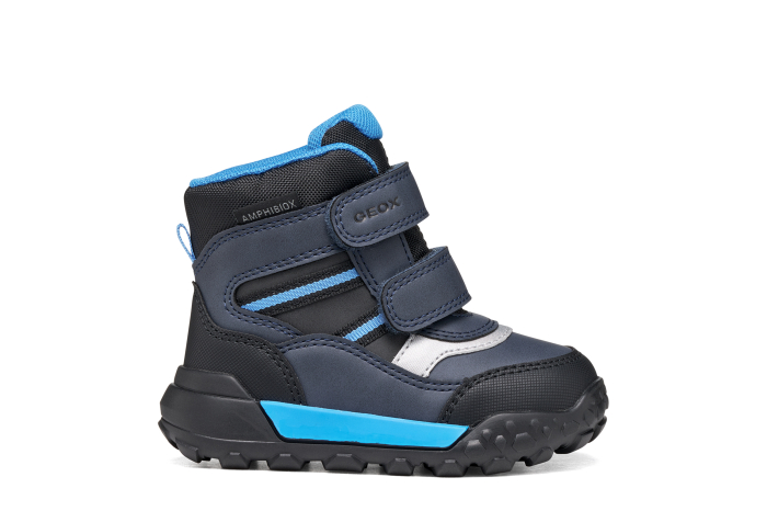 Ghete impermeabile Geox Trekkyup ABX B566LD 000ME C0035 pentru băieți, negru și bleu [4]