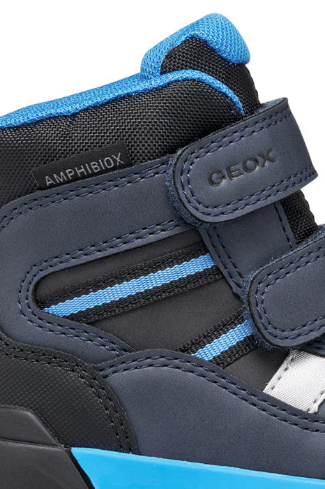Ghete impermeabile Geox Trekkyup ABX B566LD 000ME C0035 pentru băieți, negru și bleu [7]