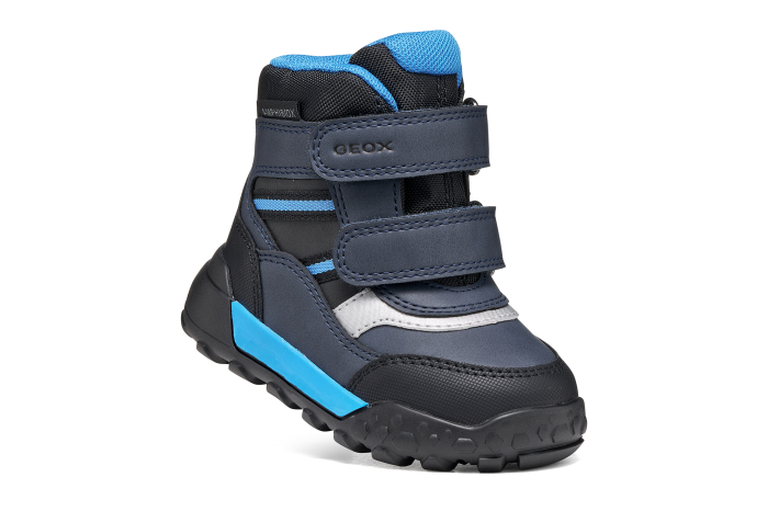 Ghete impermeabile Geox Trekkyup ABX B566LD 000ME C0035 pentru băieți, negru și bleu [10]