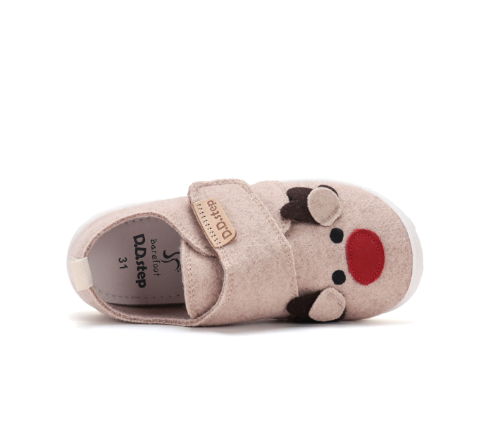 Încălțăminte interior barefoot D.D.Step C086-62686F pentru copii, calapod lat, exterior textil hidrofob [9]