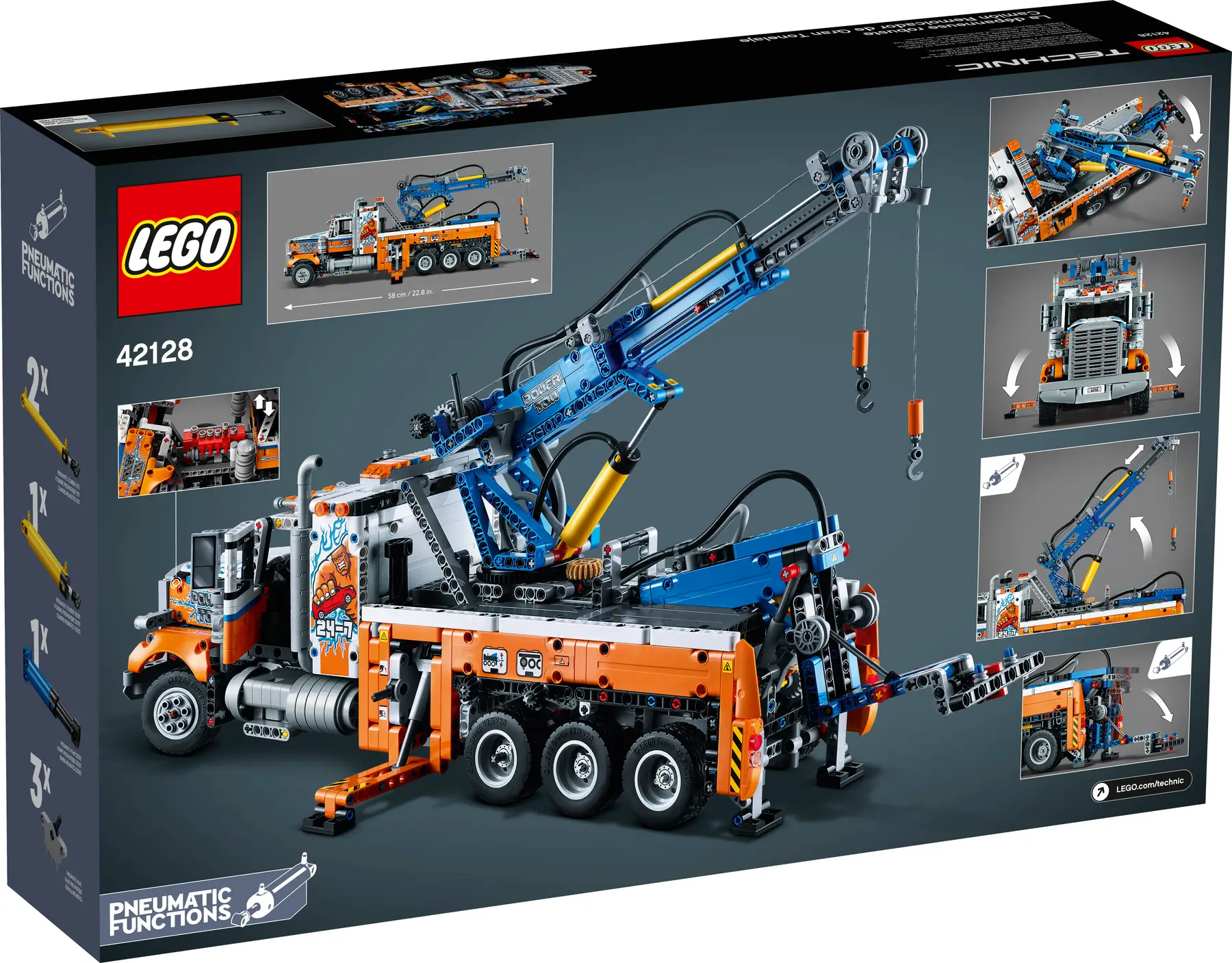 LEGO Technic - Camion de remorcare de mare tonaj 42128, 2017 piese [2]