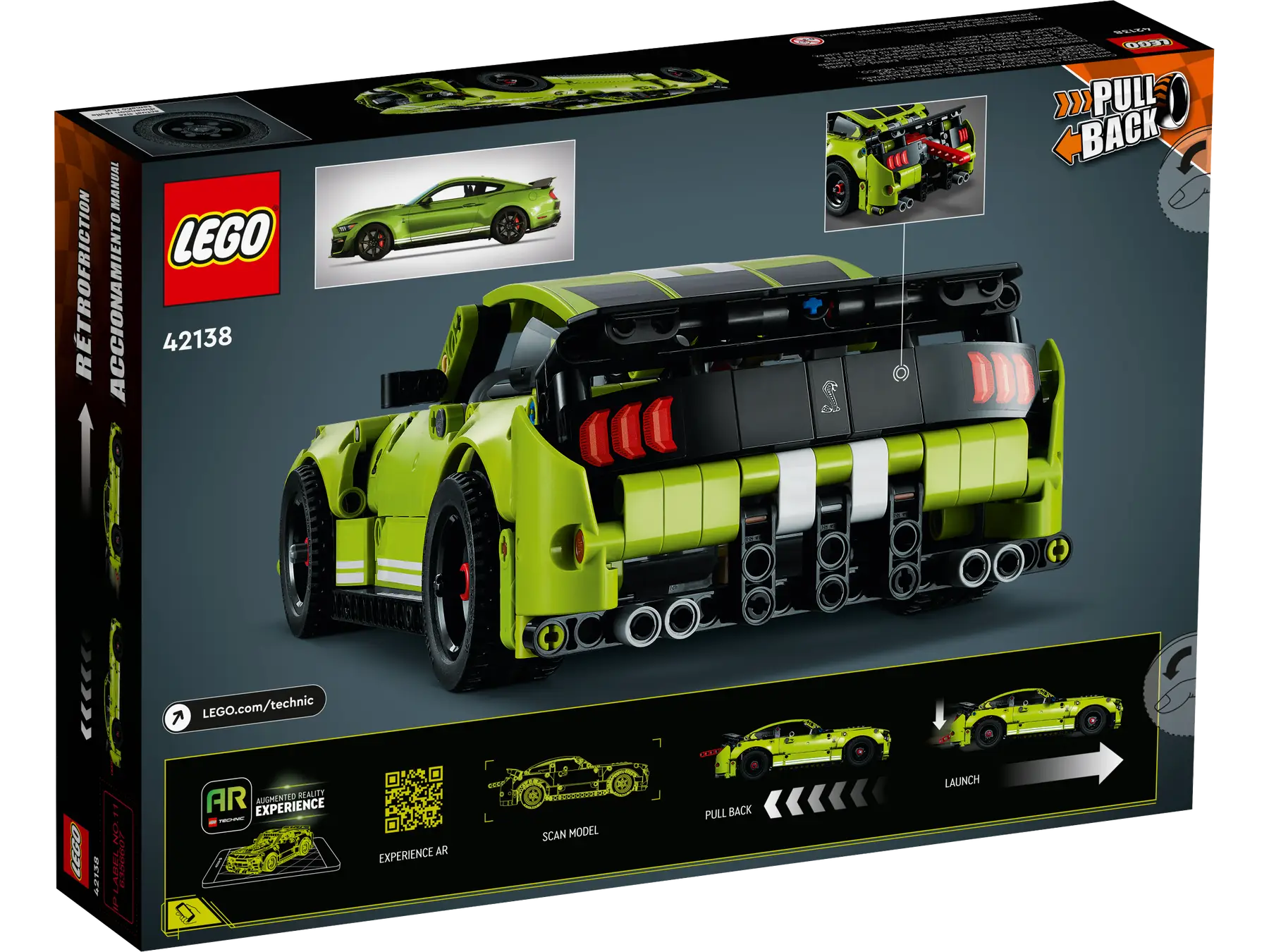 LEGO® Technic - Ford Mustang Shelby® GT500® 42138, 544 piese [2]