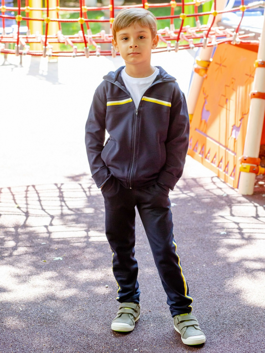 Pantaloni Bleumarin Baieti, Stil Jogging, Scoala, TinTin Shop [3]